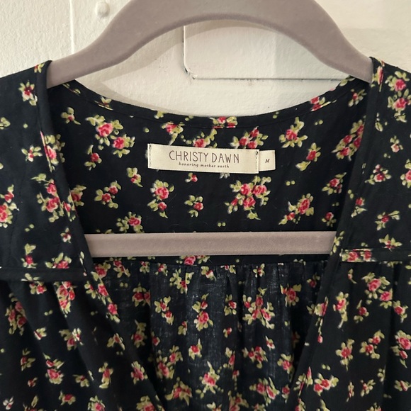 Christy Dawn Dawn Dress in Black Floral (sold out) - Picture 4 of 4